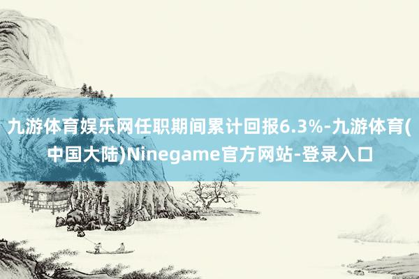 九游体育娱乐网任职期间累计回报6.3%-九游体育(中国大陆)Ninegame官方网站-登录入口